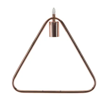 Lampa wisząca Triangle w kolorze miedzi 33x1,5x31,5 cm